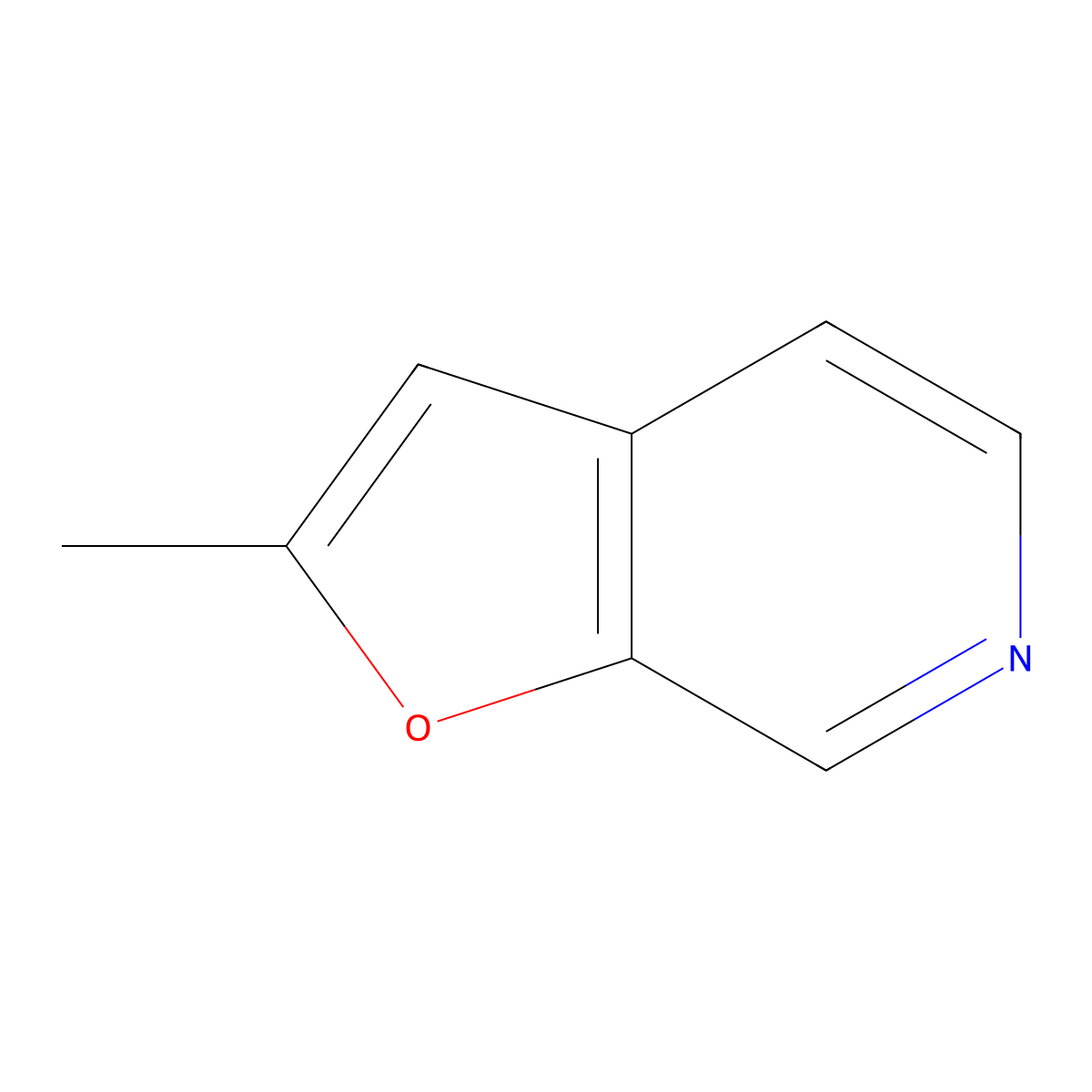 Furo[2,3-c]pyridine, 2-methyl- molecular structure, CAS 69022-76-0