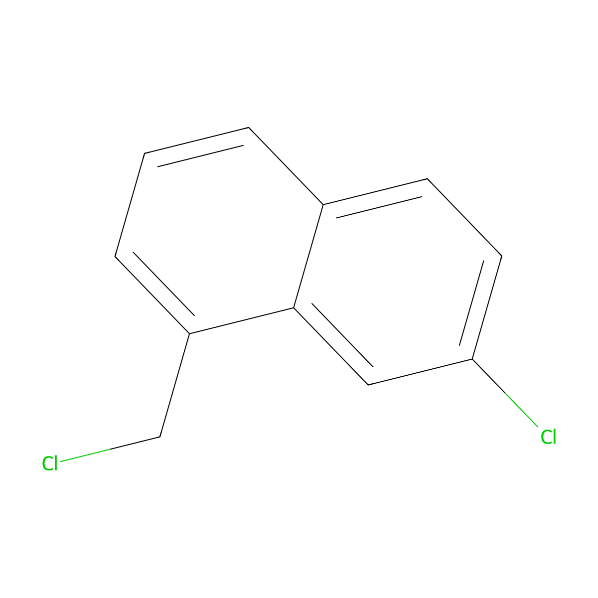 7-Chloro-1-(chloromethyl)naphthalene molecular structure, CAS 690223-98-4