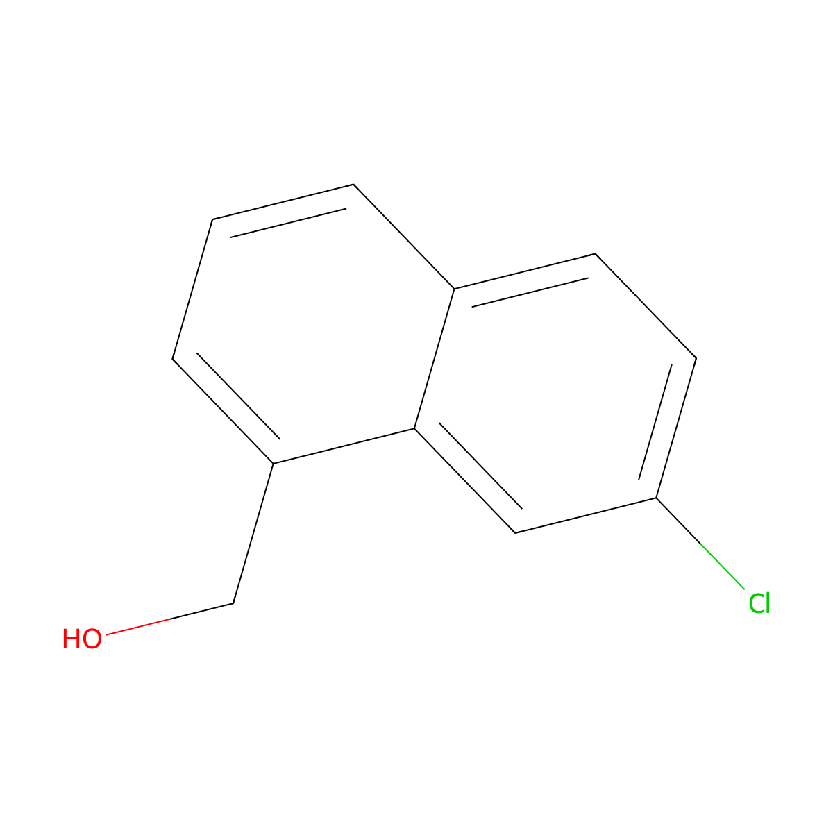 (7-Chloronaphthalen-1-yl)methanol molecular structure, CAS 690224-02-3