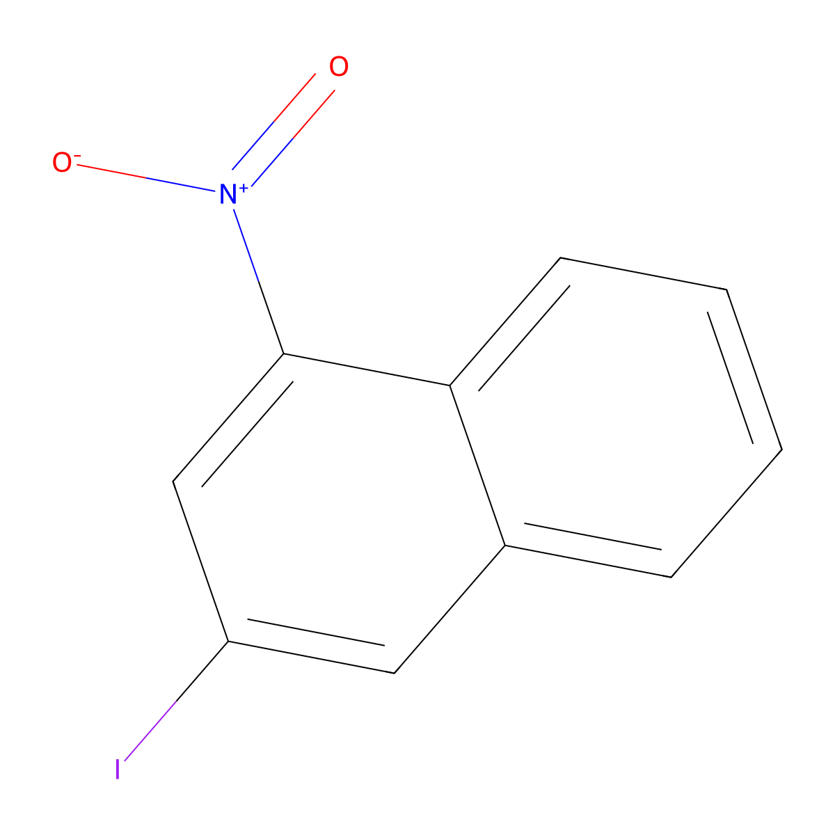 3-Iodo-1-nitronaphthalene molecular structure, CAS 690226-82-5