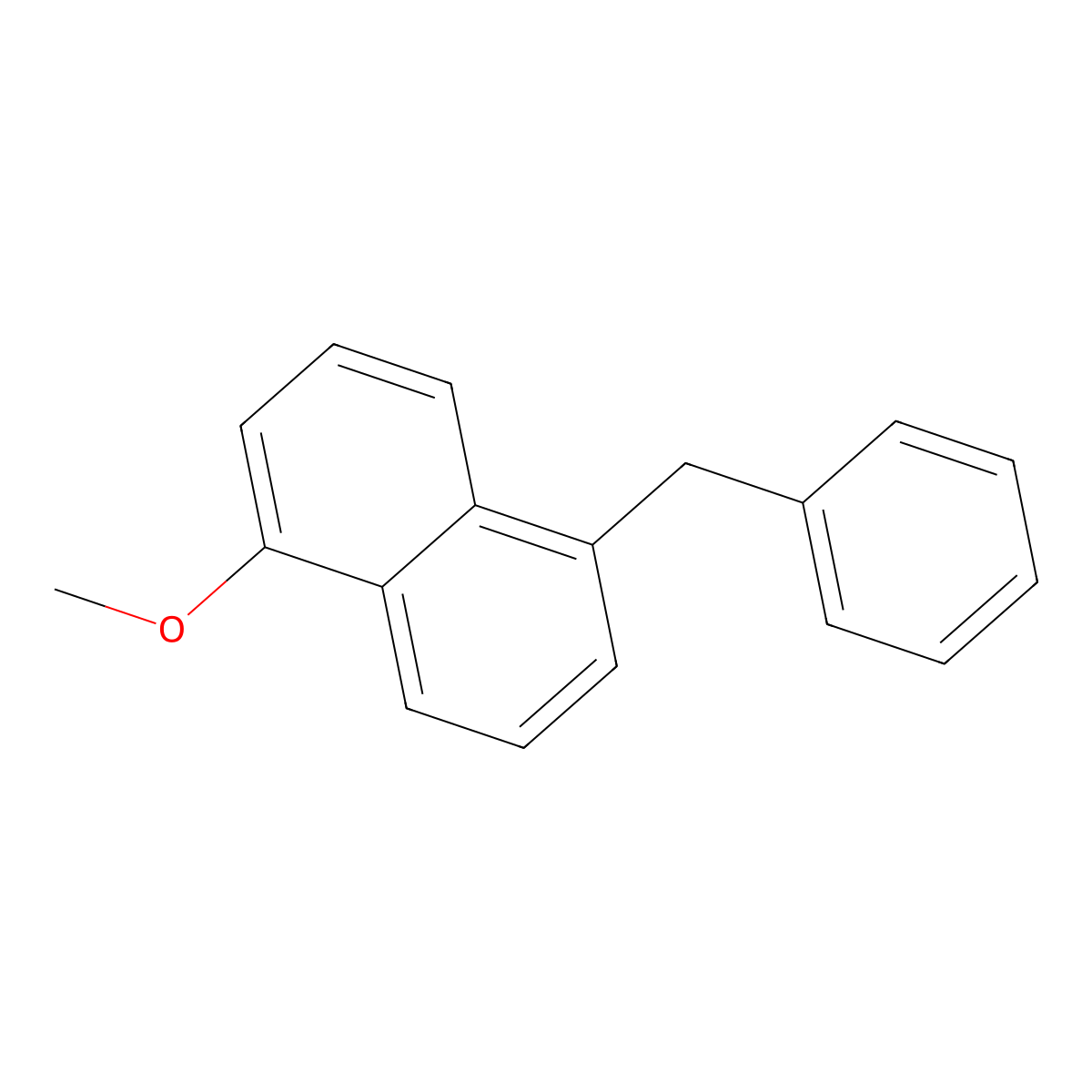 1-Benzyl-5-methoxynaphthalene molecular structure, CAS 690232-00-9
