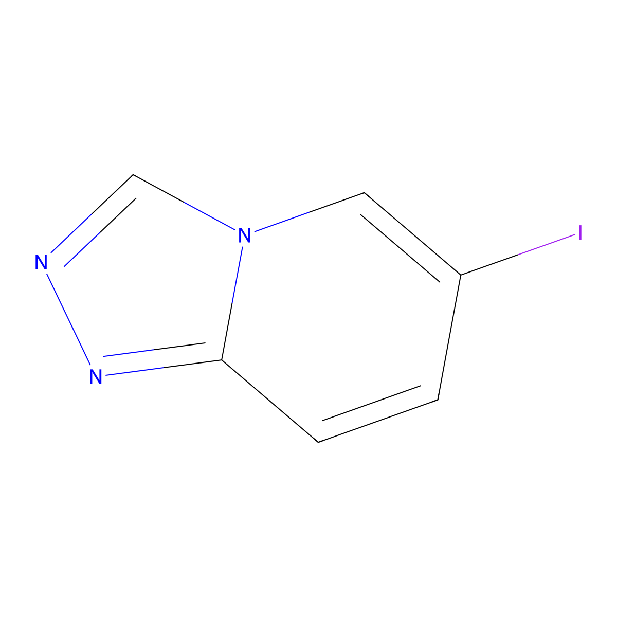 6-Iodo-[1,2,4]triazolo[4,3-a]pyridine molecular structure, CAS 690257-94-4