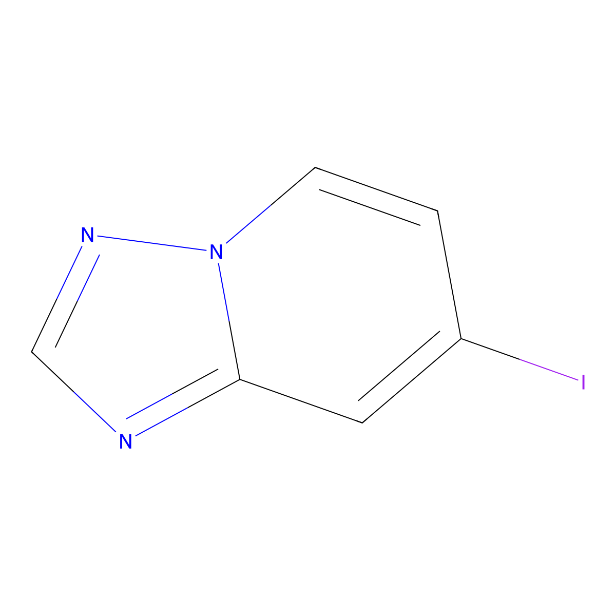7-Iodo-[1,2,4]triazolo[1,5-a]pyridine molecular structure, CAS 690258-25-4
