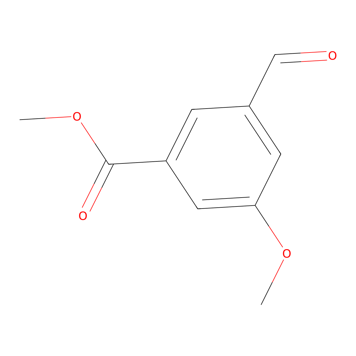 Methyl 3-formyl-5-methoxybenzoate molecular structure, CAS 69026-10-4