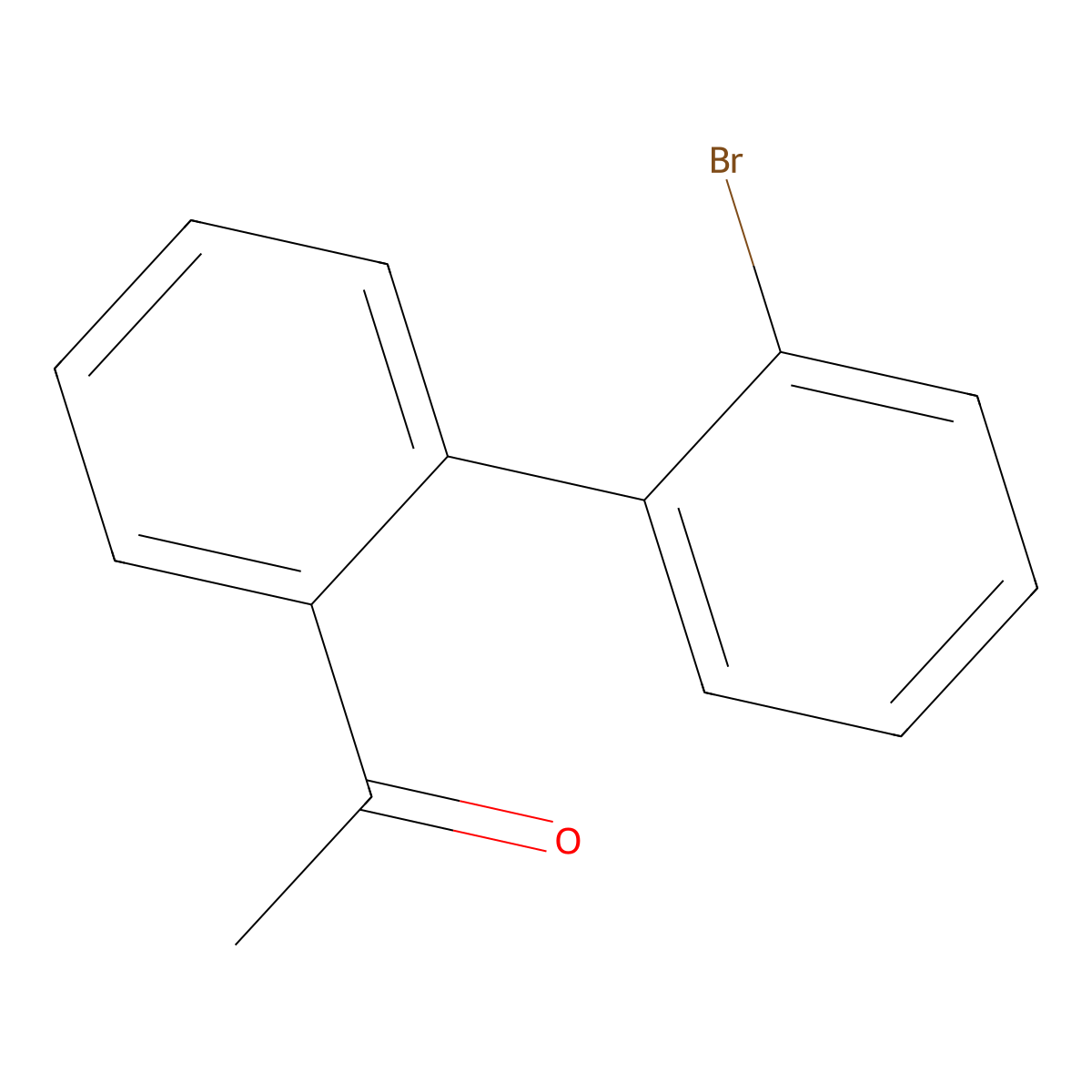 1-(2'-BroMobiphenyl-2-yl)ethanone molecular structure, CAS 690260-43-6