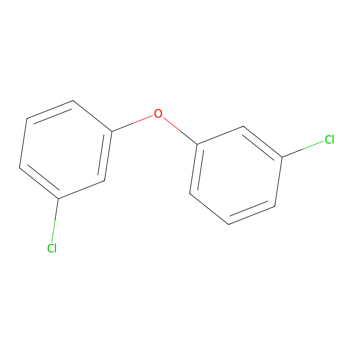 3,3'-Dichlorodiphenyl ether molecular structure, CAS 6903-62-4