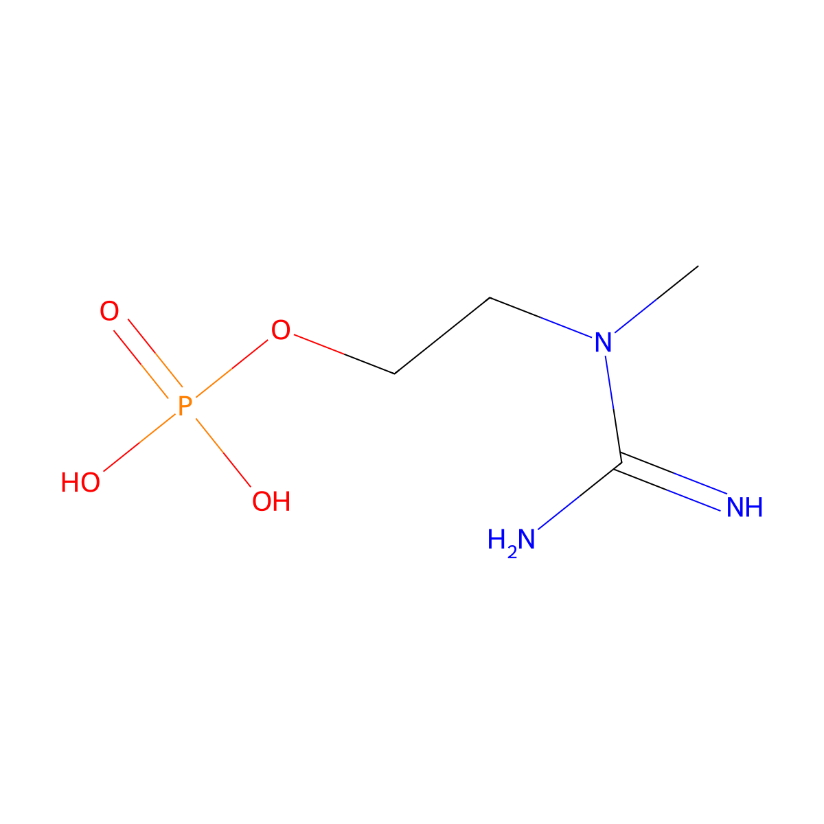Creatinolfosfate molecular structure, CAS 6903-79-3