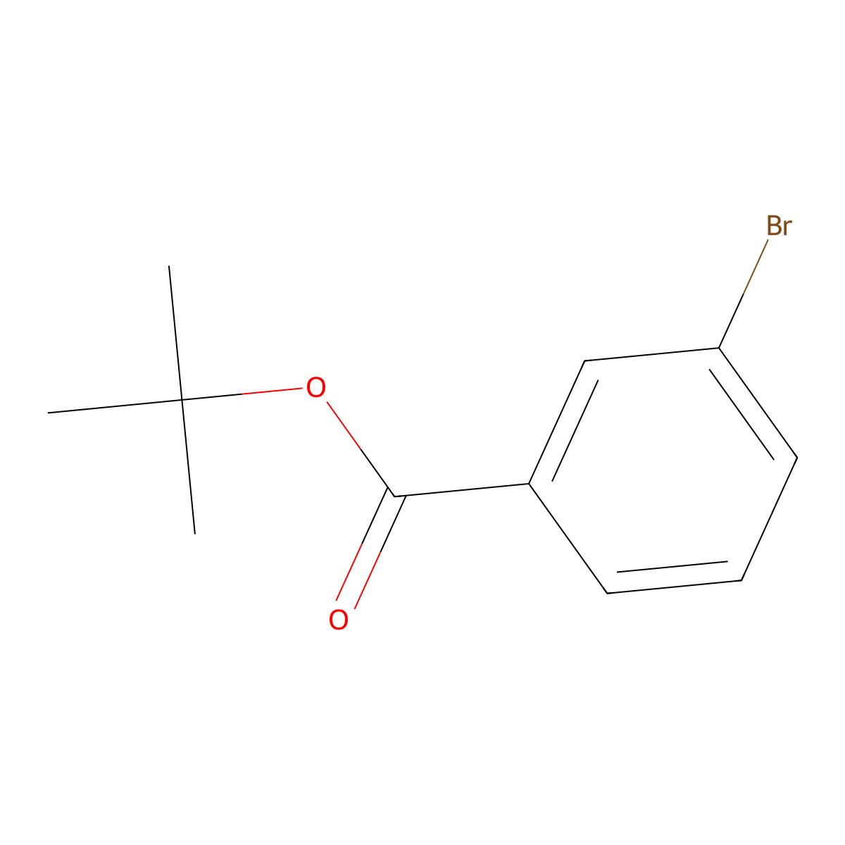 tert-Butyl 3-bromobenzoate molecular structure, CAS 69038-74-0