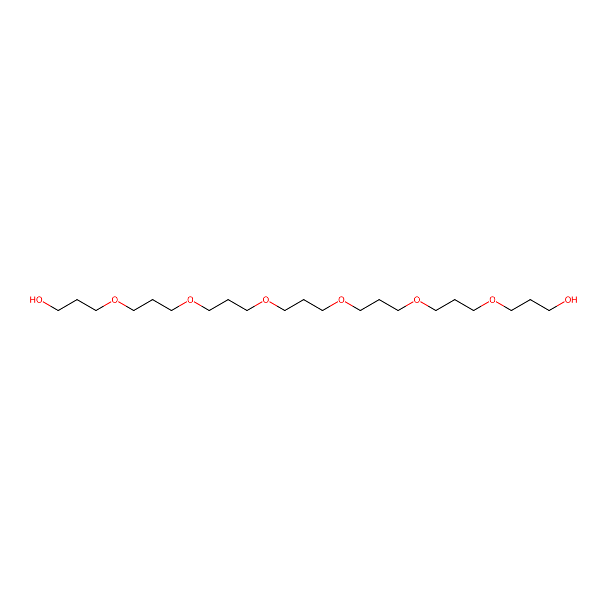 4,8,12,16,20,24-Hexaoxaheptacosane-1,27-diol molecular structure, CAS 69039-85-6