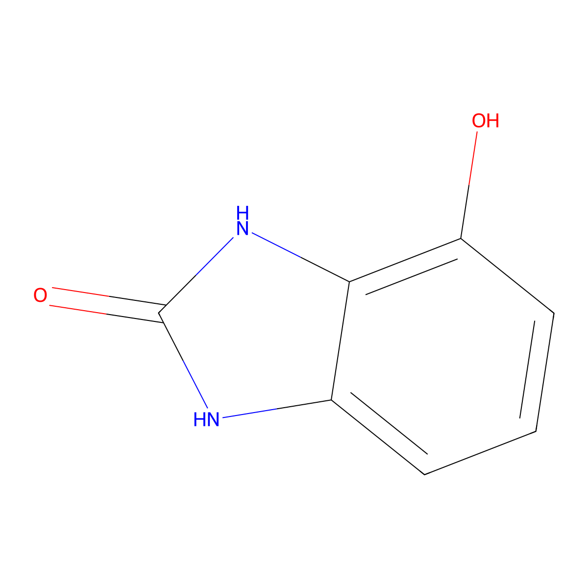 4-hydroxy-1H-benzo[d]imidazol-2(3H)-one molecular structure, CAS 69053-50-5