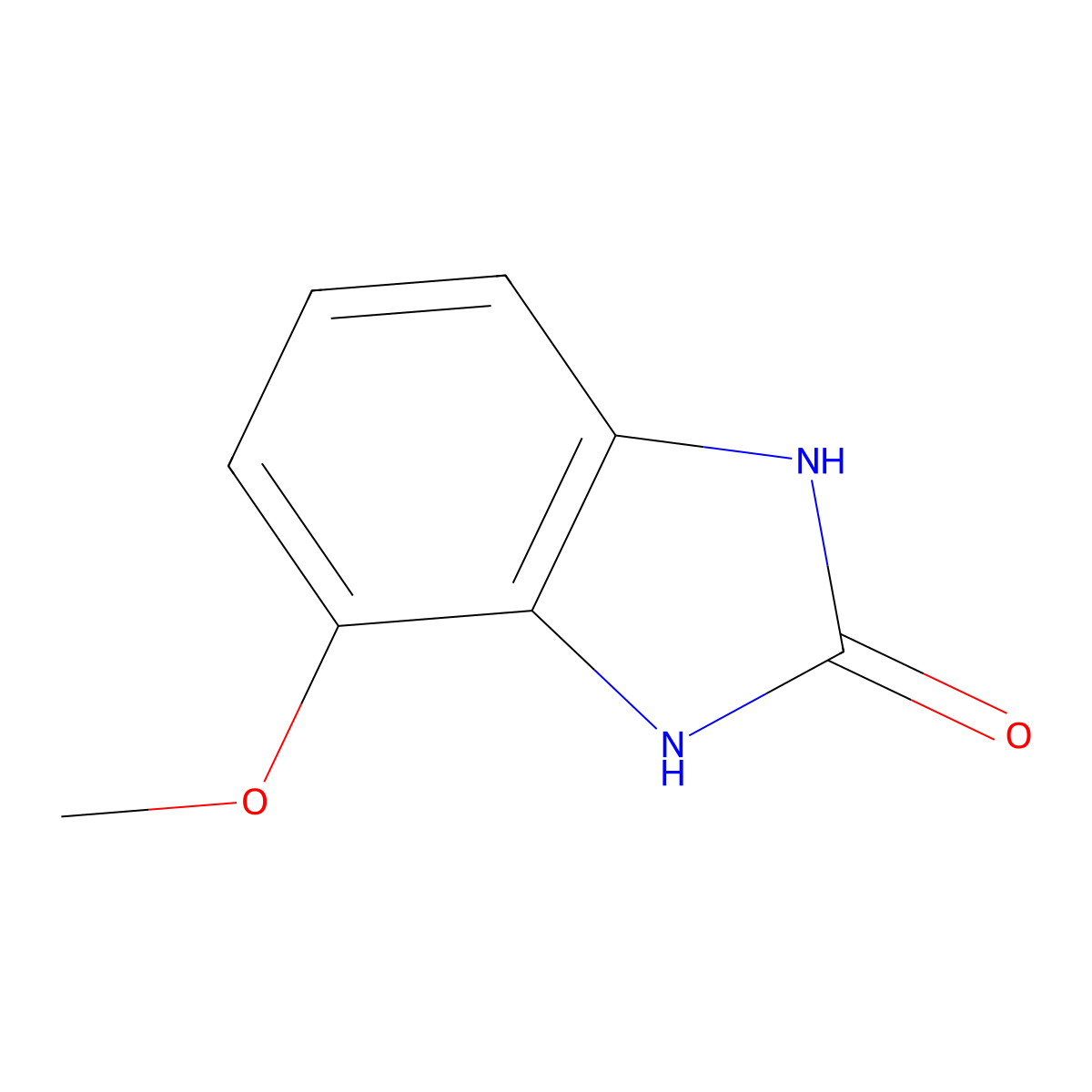 4-methoxy-1H-benzo[d]imidazol-2(3H)-one molecular structure, CAS 69053-51-6