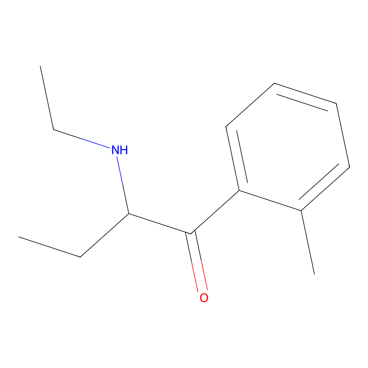 2-Methylethylbuphedrone molecular structure, CAS 690616-16-1