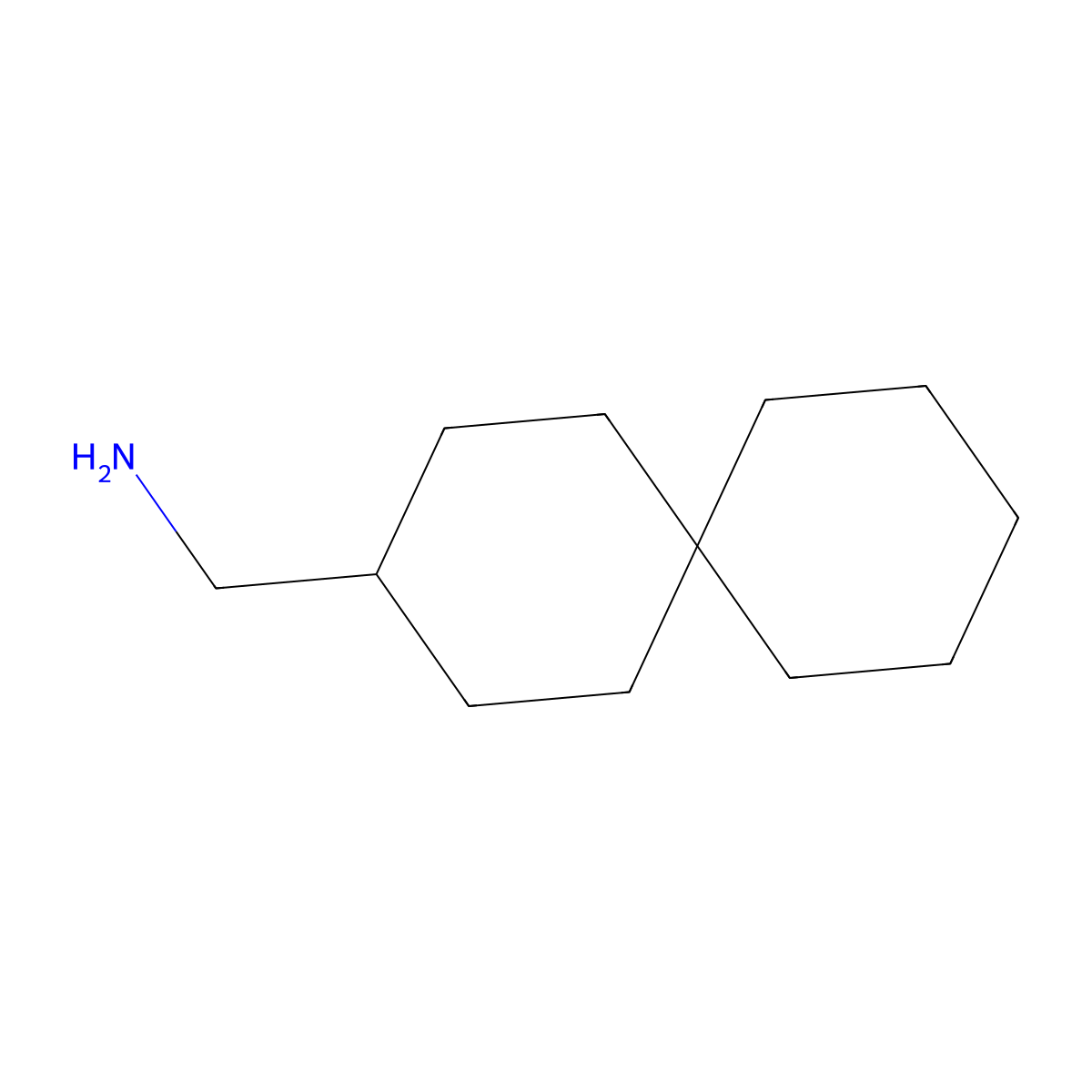 (Spiro(5.5)undecan-3-yl)methanamine molecular structure, CAS 690616-99-0