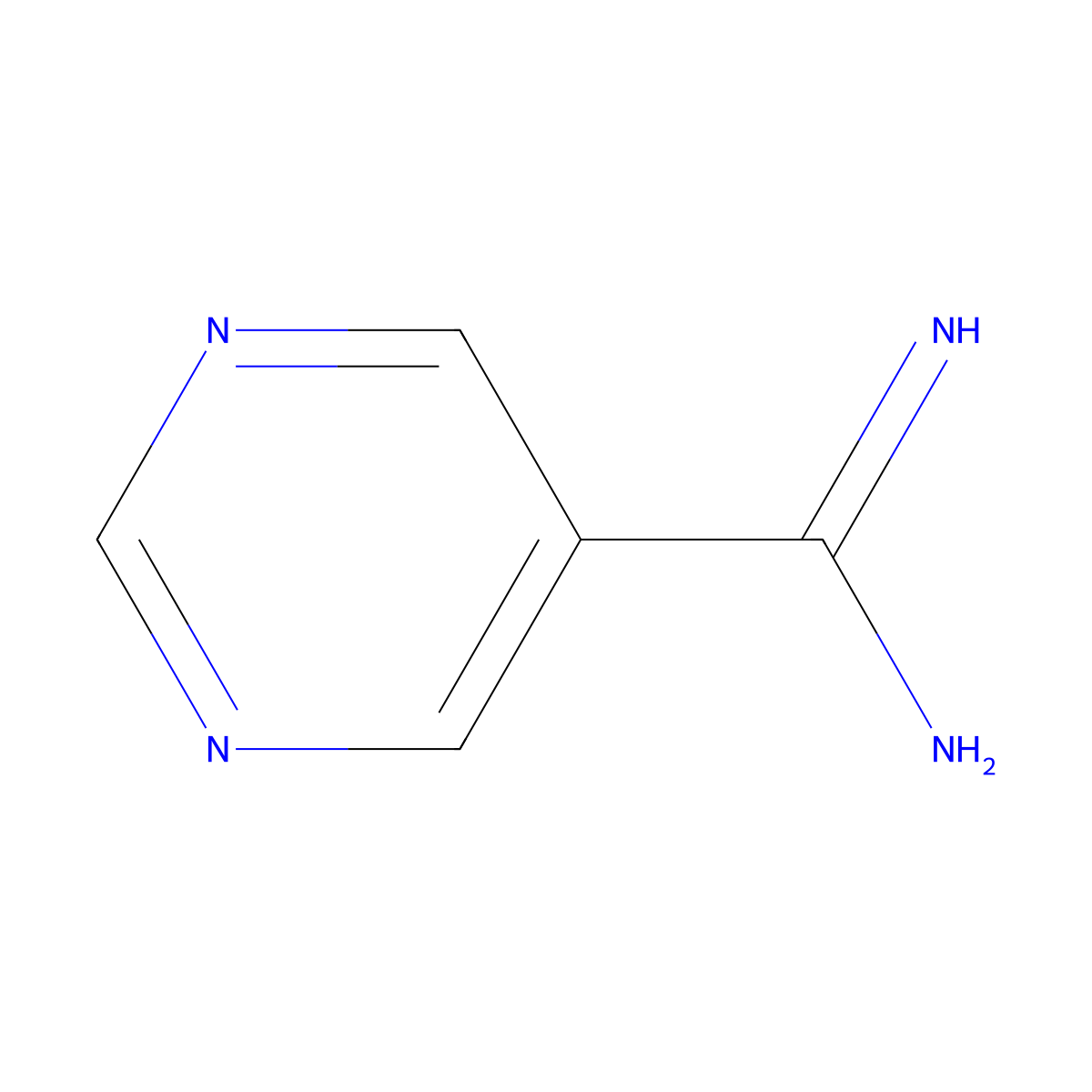Pyrimidine-5-carboxamidine molecular structure, CAS 690619-43-3