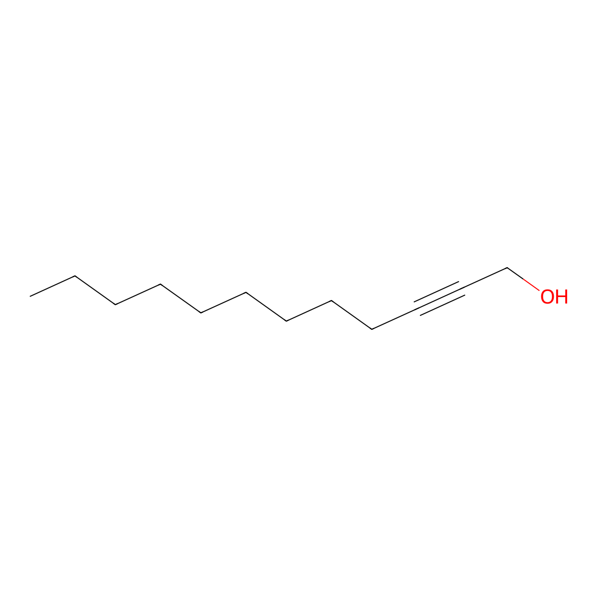 Dodec-2-yn-1-ol molecular structure, CAS 69064-46-6