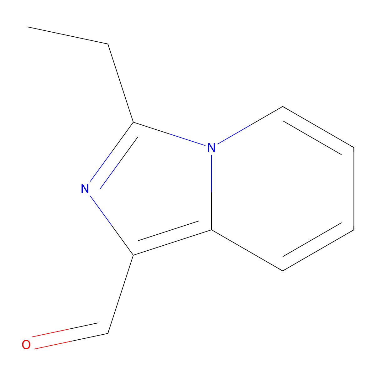 3-Ethylimidazo[1,5-a]pyridine-1-carbaldehyde molecular structure, CAS 690642-32-1