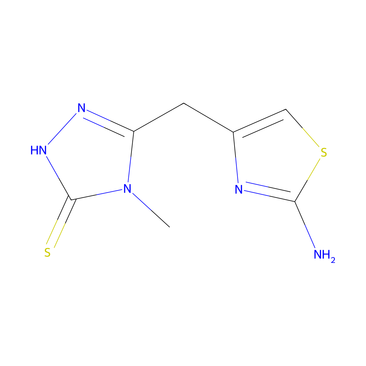 5-[(2-amino-1,3-thiazol-4-yl)methyl]-4-methyl-4H-1,2,4-triazole-3-thiol molecular structure, CAS 690642-82-1