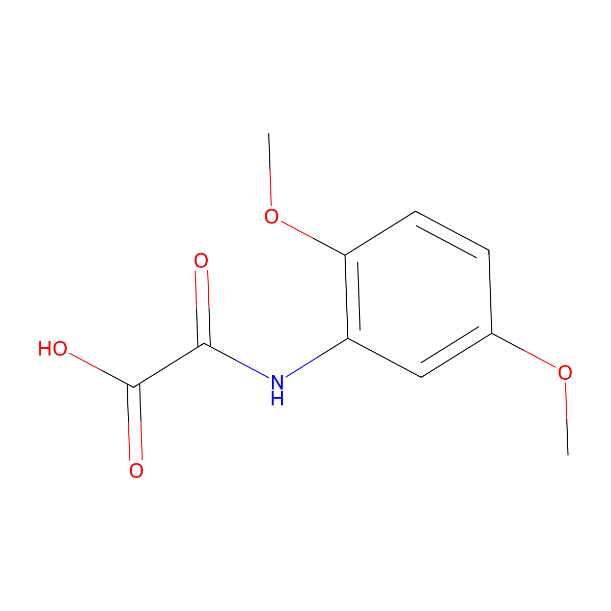[(2,5-Dimethoxyphenyl)carbamoyl]formic acid molecular structure, CAS 690670-01-0