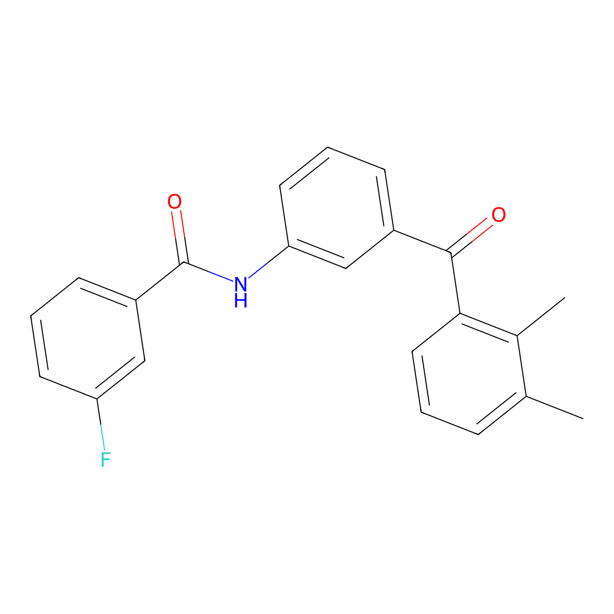 N-[3-(2,3-dimethylbenzoyl)phenyl]-3-fluorobenzamide molecular structure, CAS 690675-68-4