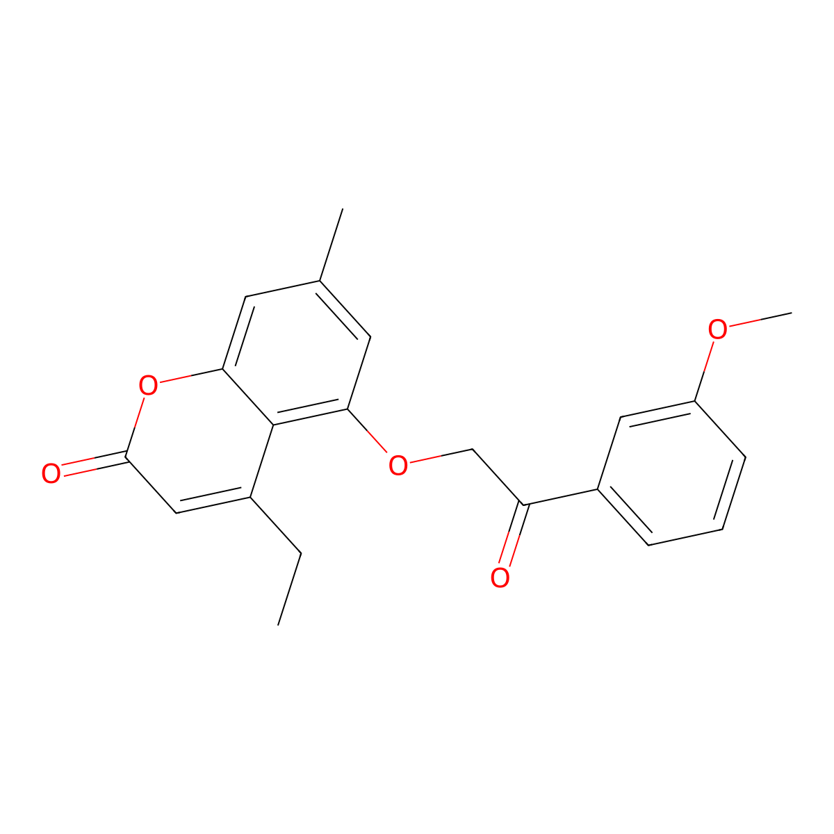 4-ethyl-5-[2-(3-methoxyphenyl)-2-oxoethoxy]-7-methyl-2H-chromen-2-one molecular structure, CAS 690678-04-7