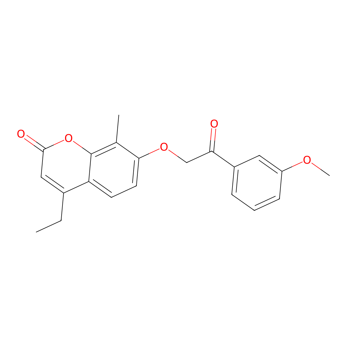 4-ethyl-7-[2-(3-methoxyphenyl)-2-oxoethoxy]-8-methyl-2H-chromen-2-one molecular structure, CAS 690680-29-6