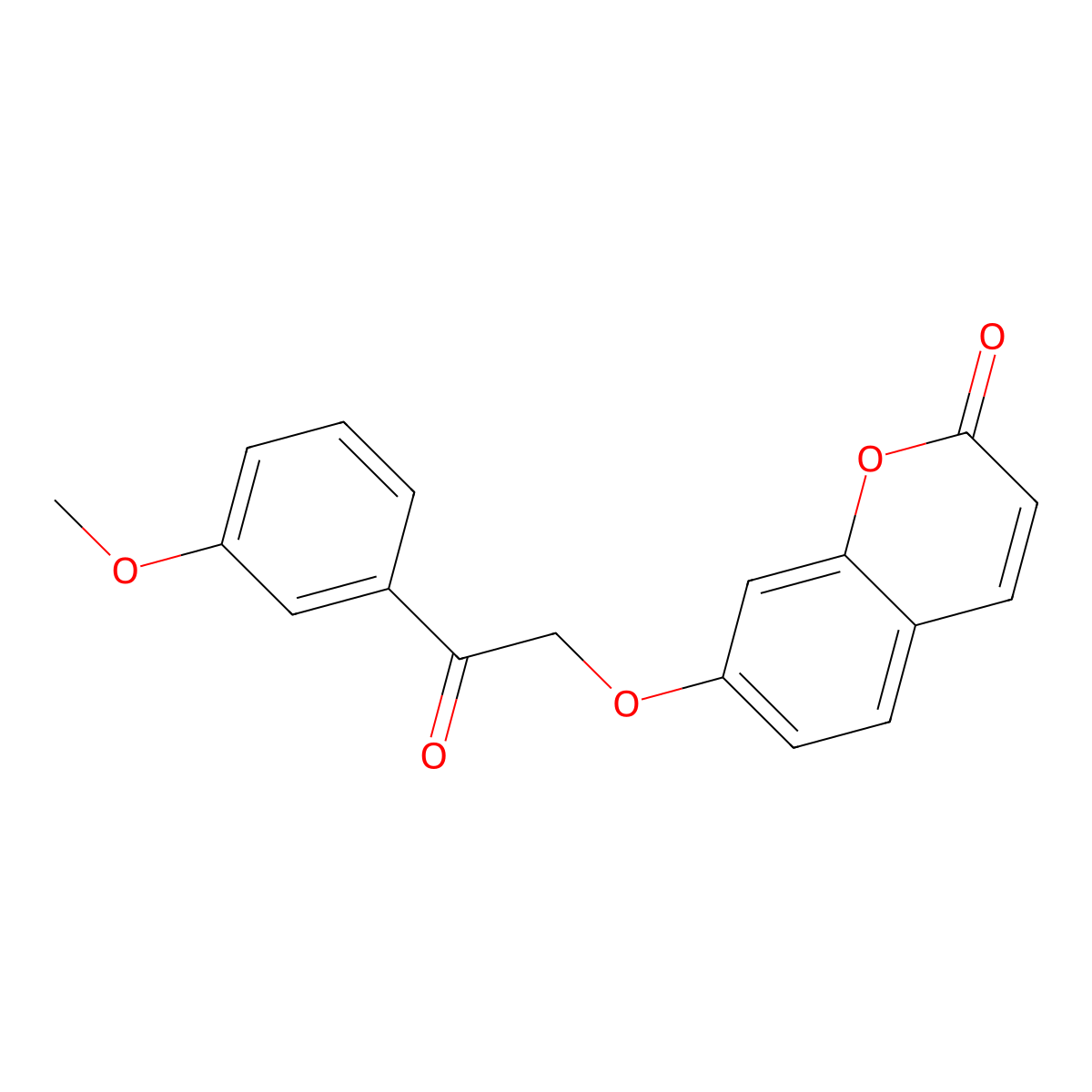 7-[2-(3-methoxyphenyl)-2-oxoethoxy]-2H-chromen-2-one molecular structure, CAS 690680-39-8
