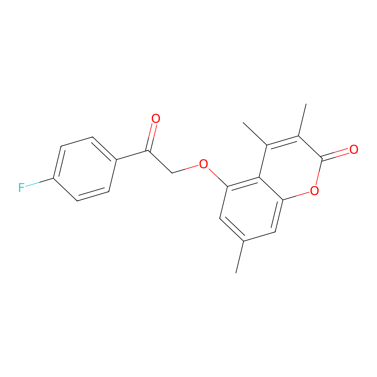 5-[2-(4-fluorophenyl)-2-oxoethoxy]-3,4,7-trimethyl-2H-chromen-2-one molecular structure, CAS 690682-80-5