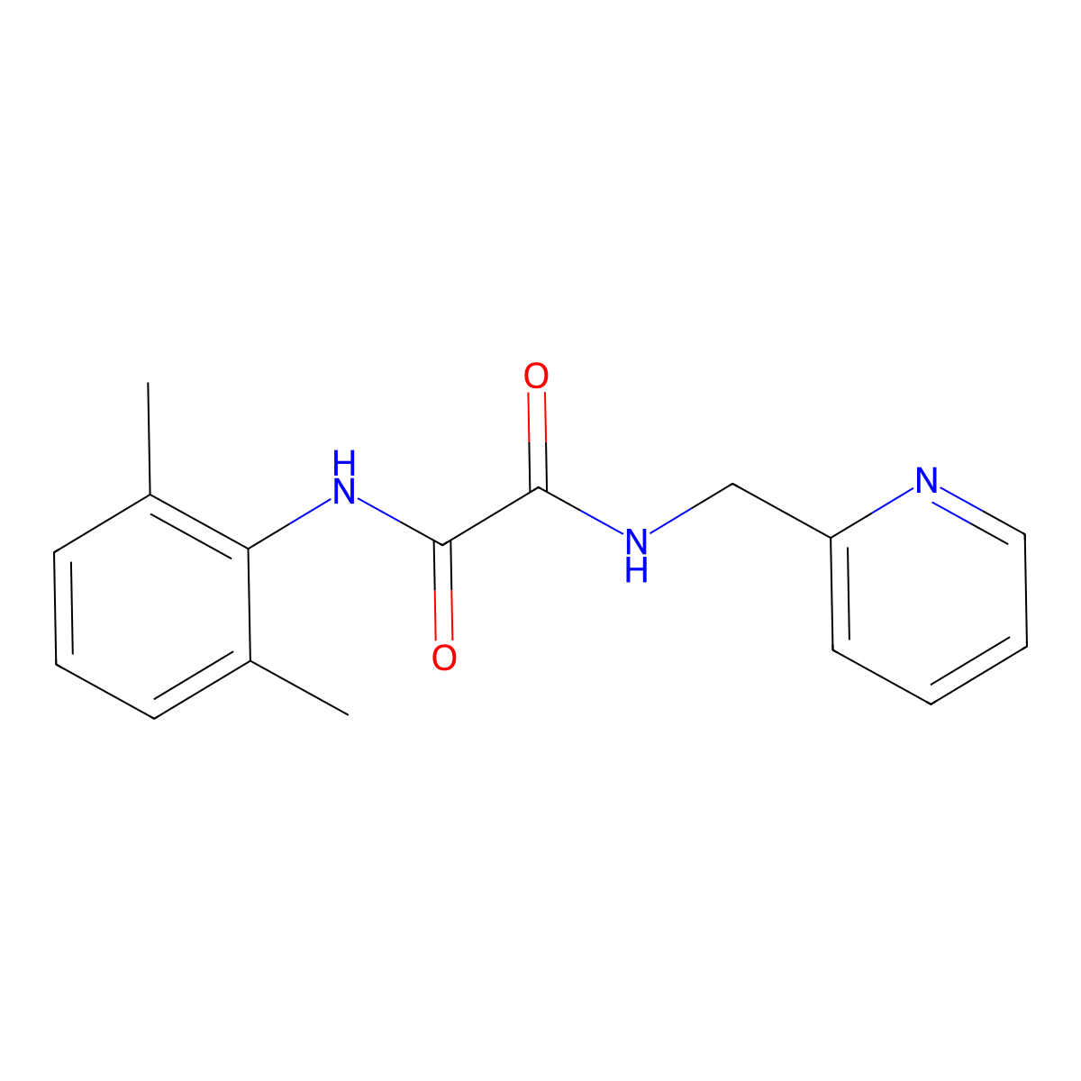N1-(2,6-dimethylphenyl)-N2-(pyridin-2-ylmethyl)oxalamide molecular structure, CAS 690683-31-9