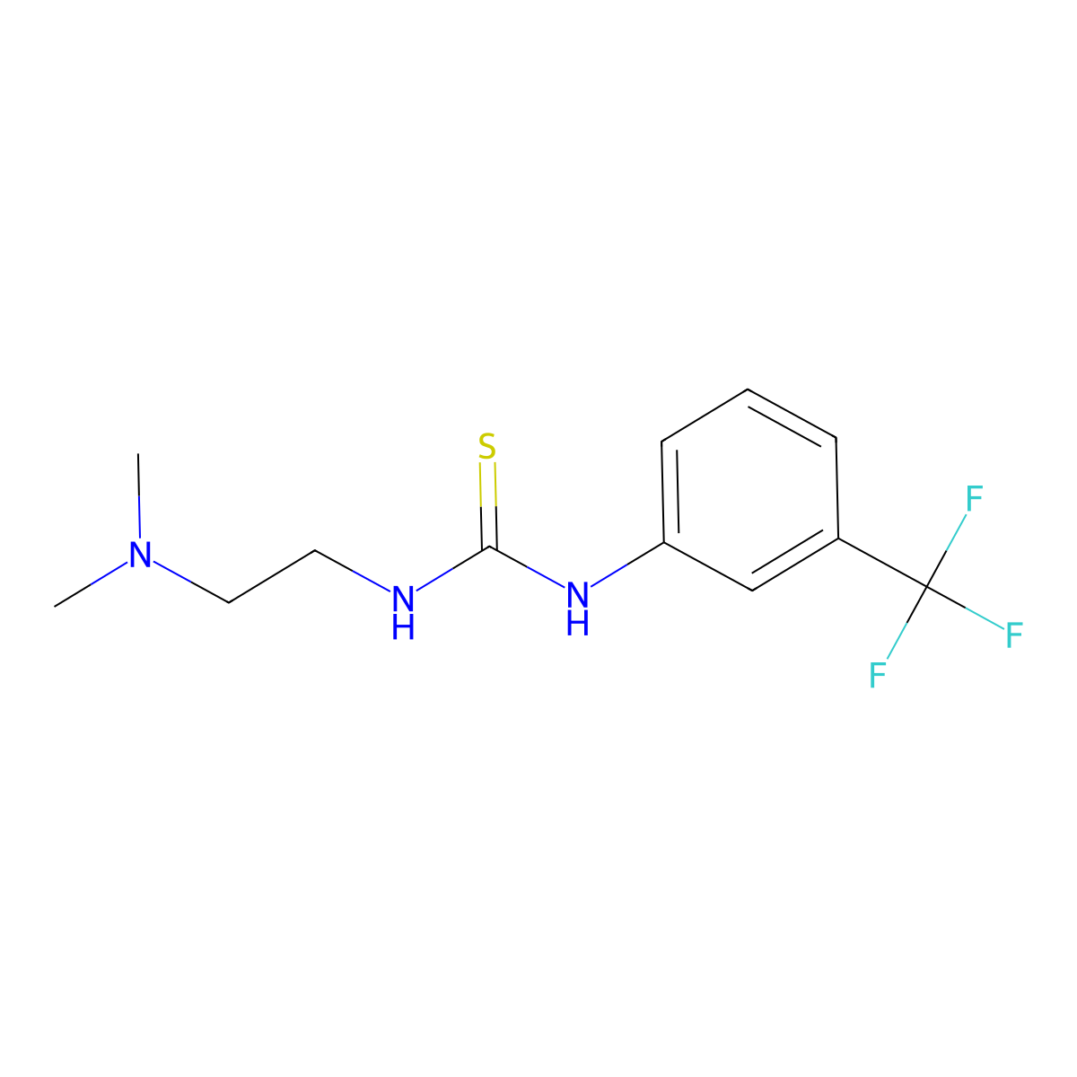 1-[2-(Dimethylamino)ethyl]-3-[3-(trifluoromethyl)phenyl]thiourea molecular structure, CAS 690690-10-9