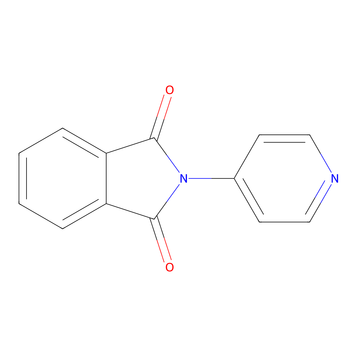 N-(4-Pyridyl) Phthalimide molecular structure, CAS 69076-65-9