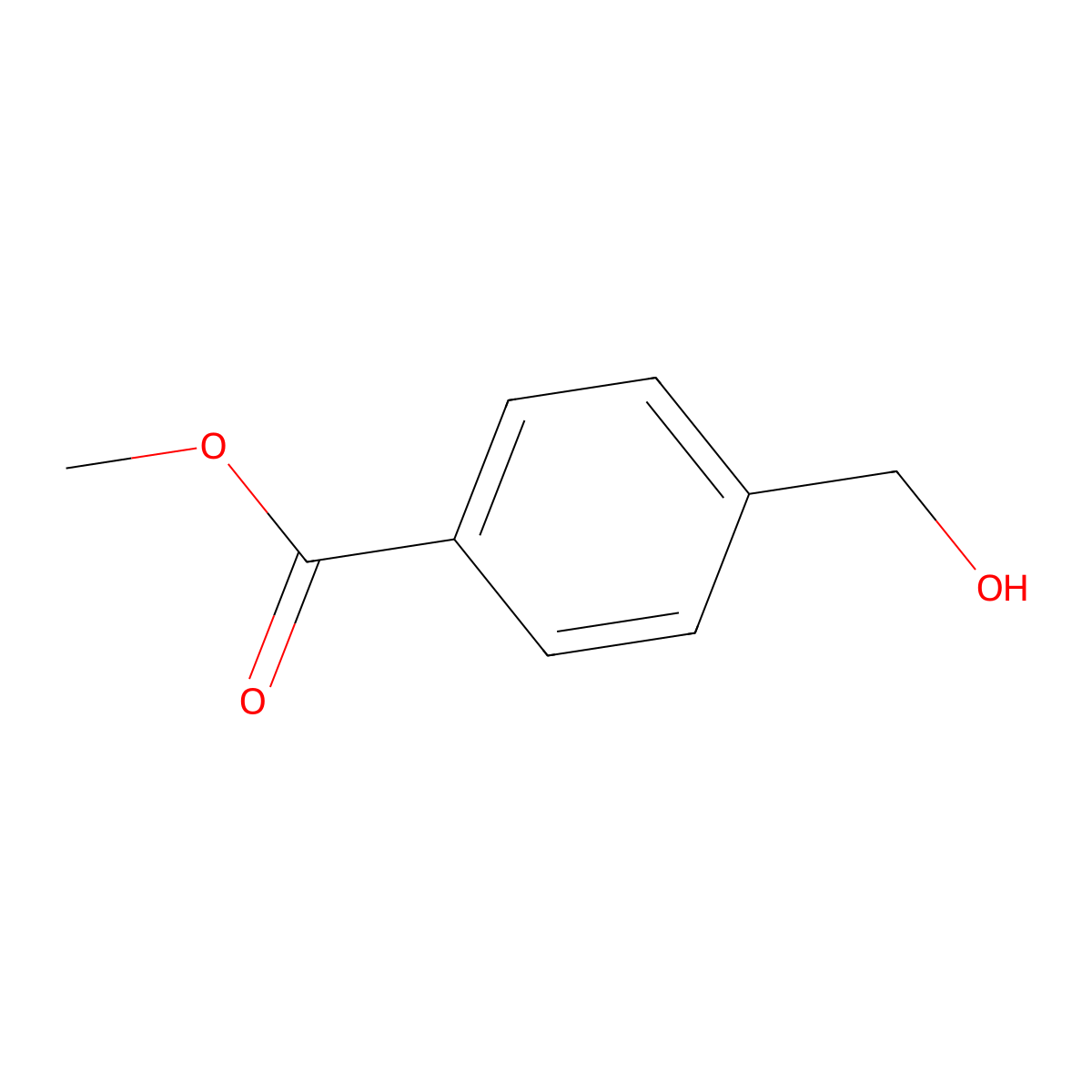 Methyl 4-(hydroxymethyl)benzoate molecular structure, CAS 6908-41-4