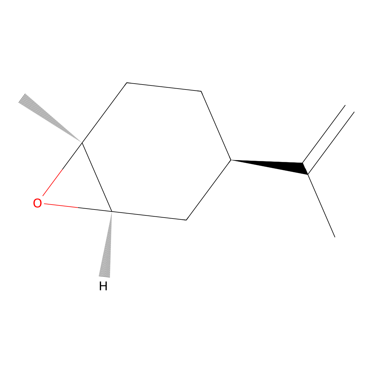 (+)-trans-Limonene oxide molecular structure, CAS 6909-30-4