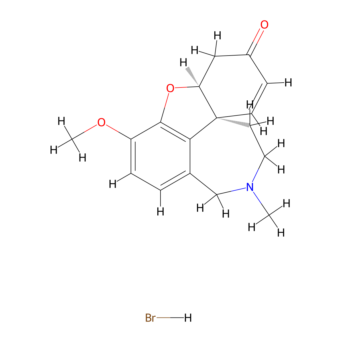 Galanthaminone hydrobromide molecular structure, CAS 690959-38-7