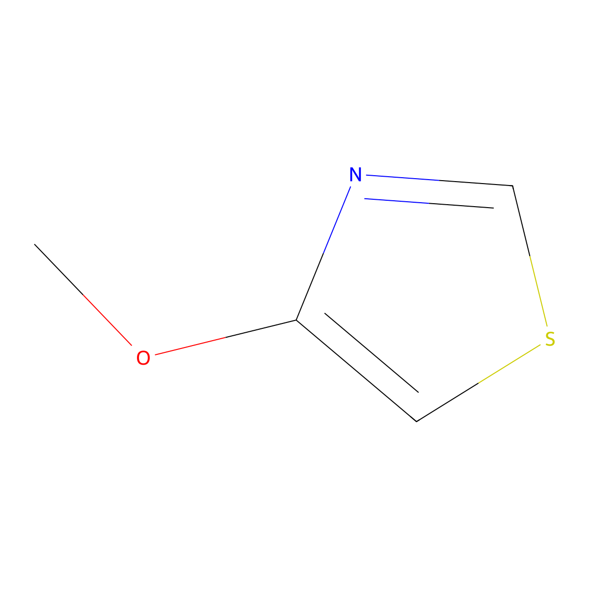 4-Methoxythiazole molecular structure, CAS 69096-72-6