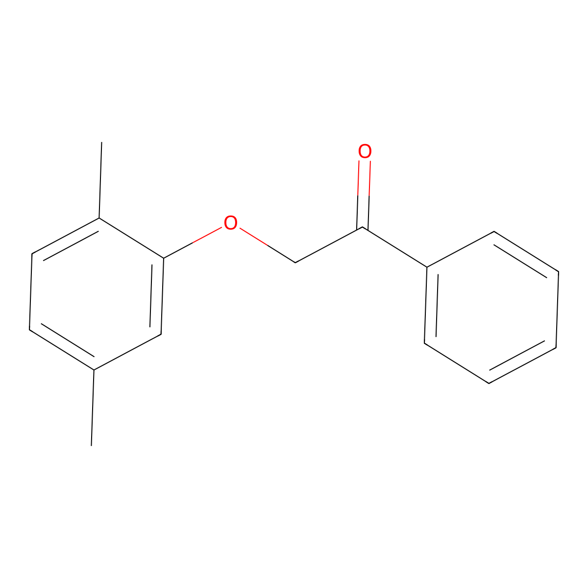 2-(2,5-Dimethylphenoxy)-1-phenylethanone molecular structure, CAS 690963-20-3