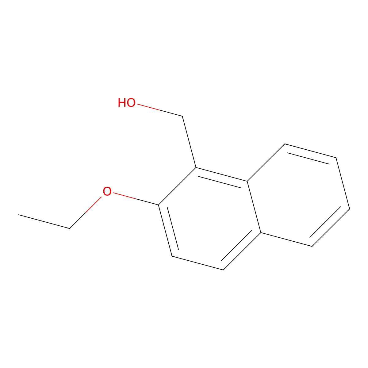 (2-Ethoxynaphthalen-1-yl)methanol molecular structure, CAS 690963-44-1