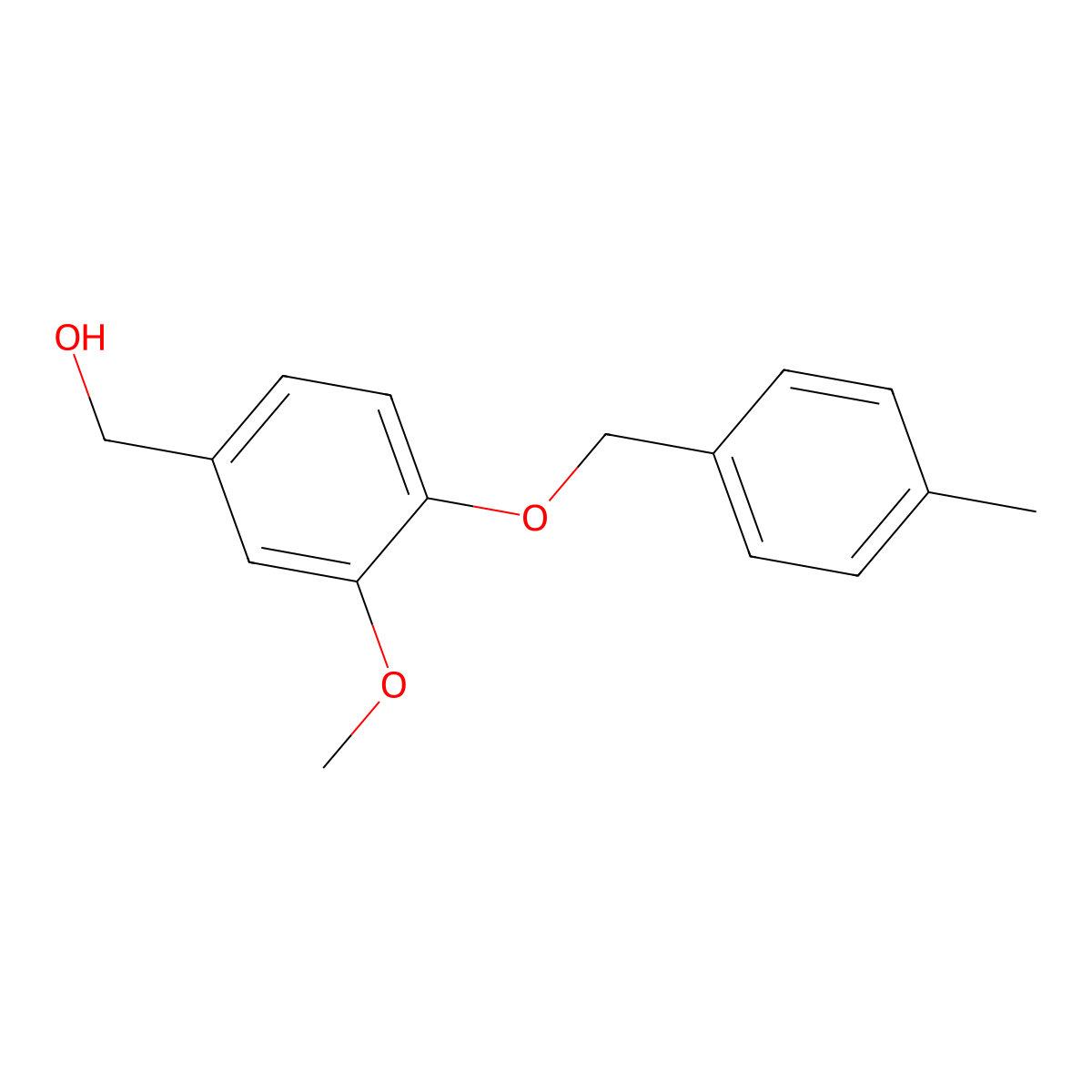 {3-Methoxy-4-[(4-methylbenzyl)oxy]phenyl}methanol molecular structure, CAS 690967-21-6