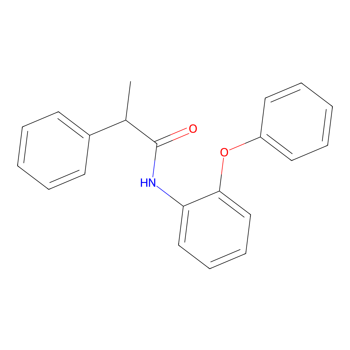 N-(2-phenoxyphenyl)-2-phenylpropanamide molecular structure, CAS 690969-44-9