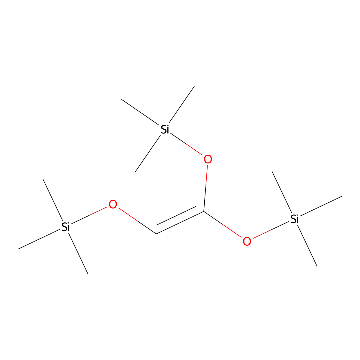 (Vinyl-2-ylidenetris(oxy))tris(trimethylsilane) molecular structure, CAS 69097-20-7