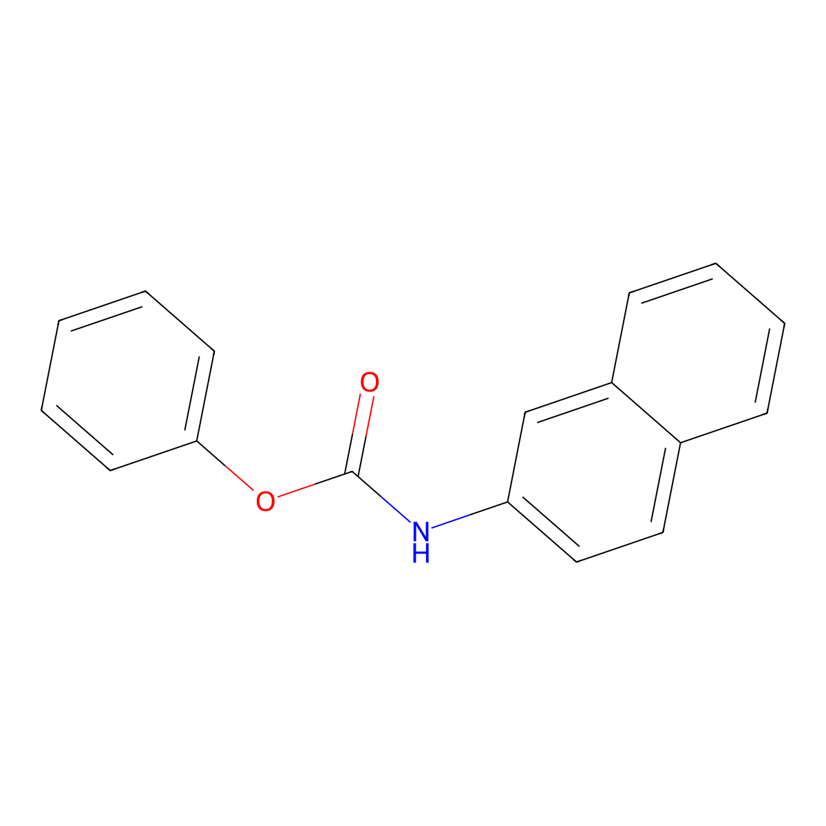 Phenyl 2-naphthylcarbamate molecular structure, CAS 690988-19-3