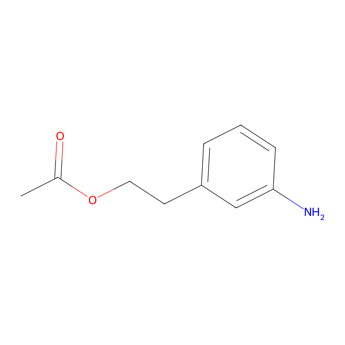 2-(3-Aminophenyl)ethyl acetate molecular structure, CAS 690995-22-3