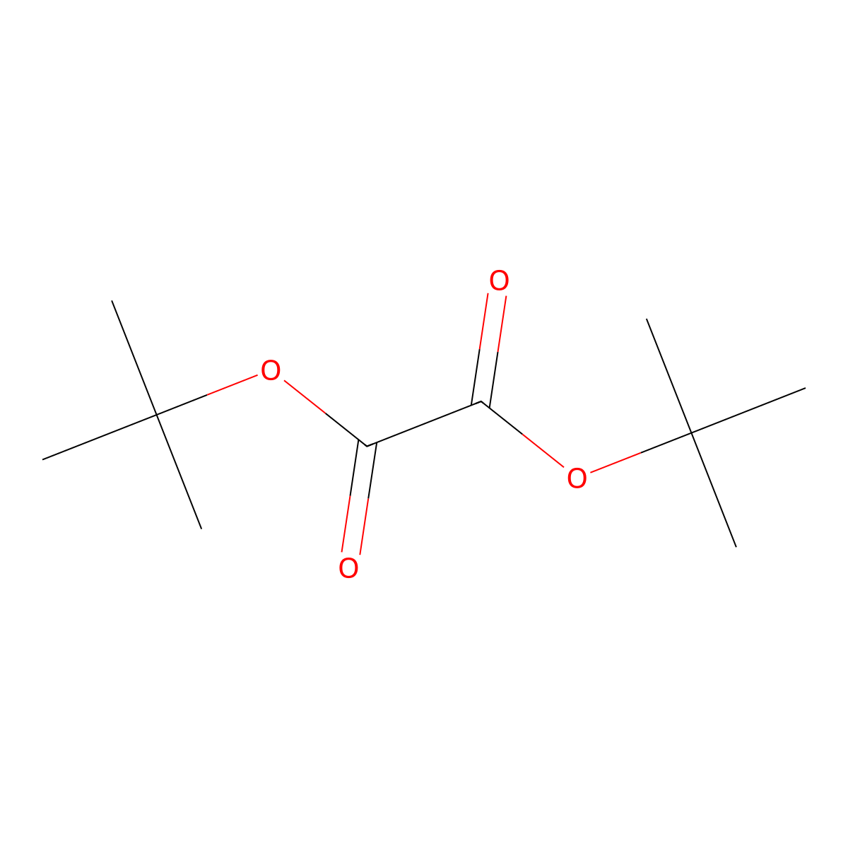 Di-tert-butyl oxalate molecular structure, CAS 691-64-5