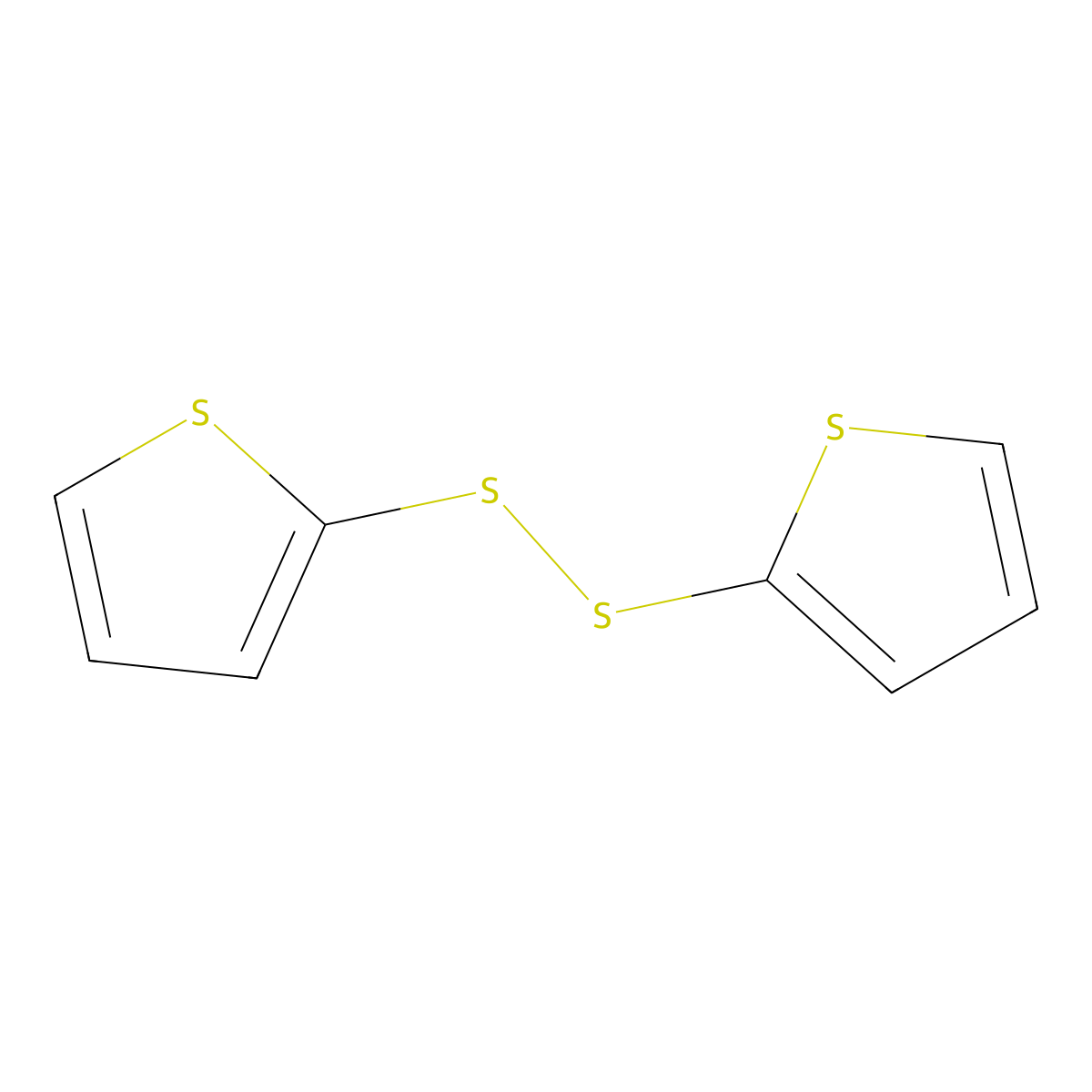 2,2'-Dithiobis[thiophene] molecular structure, CAS 6911-51-9
