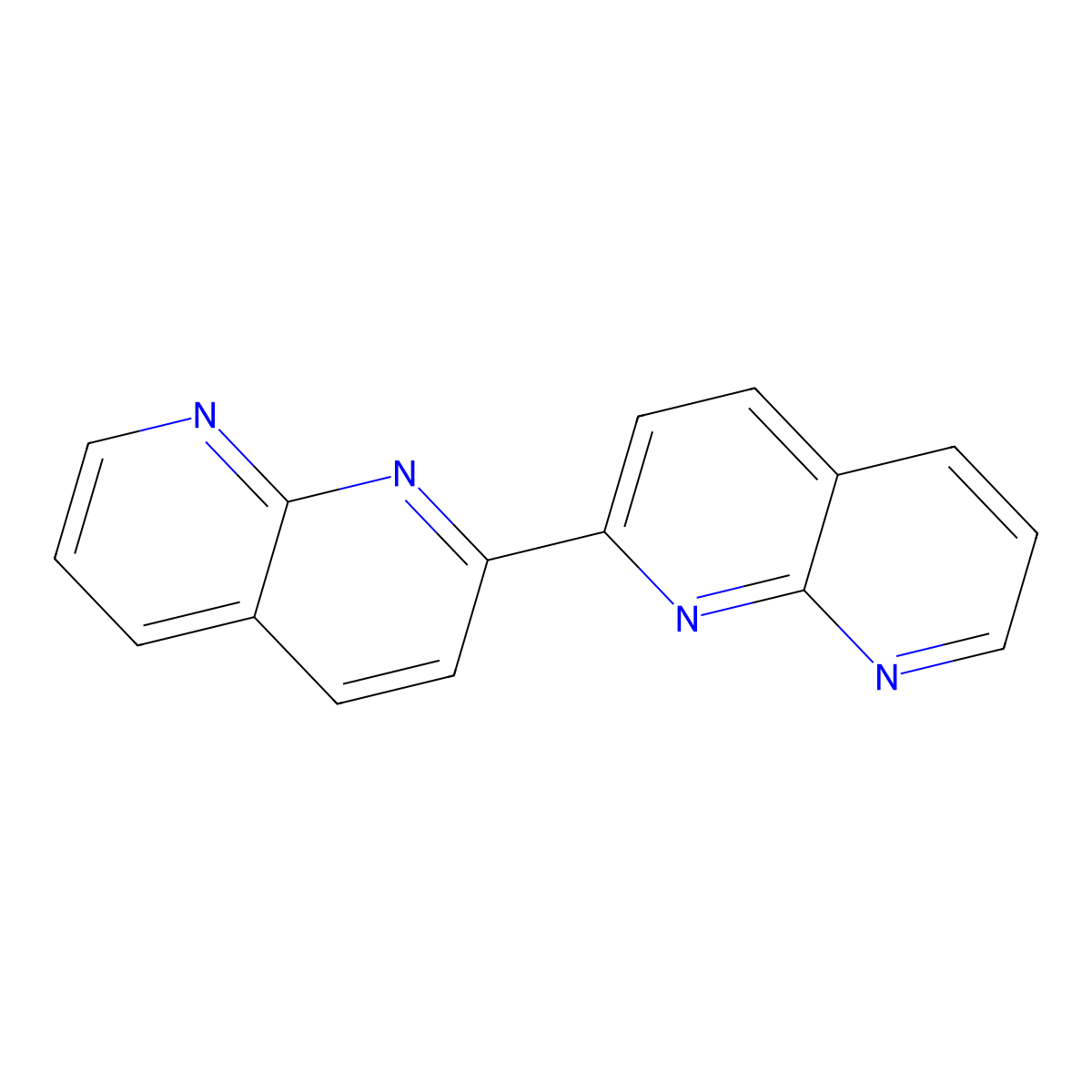2,2'-Bi-1,8-naphthyridine molecular structure, CAS 69110-33-4