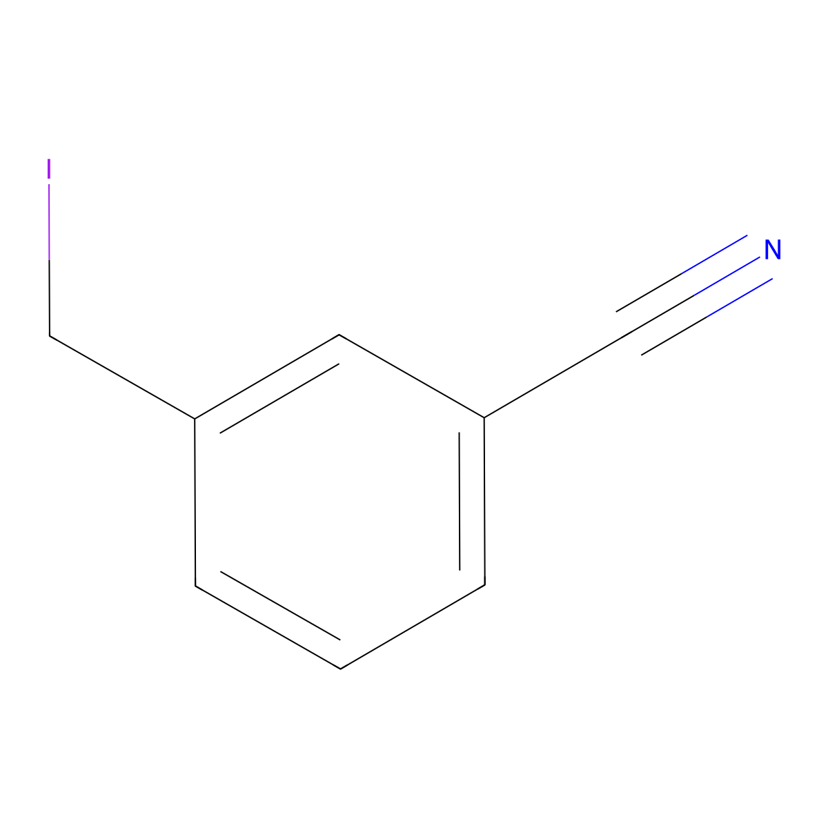3-(Iodomethyl)benzonitrile molecular structure, CAS 69113-58-2