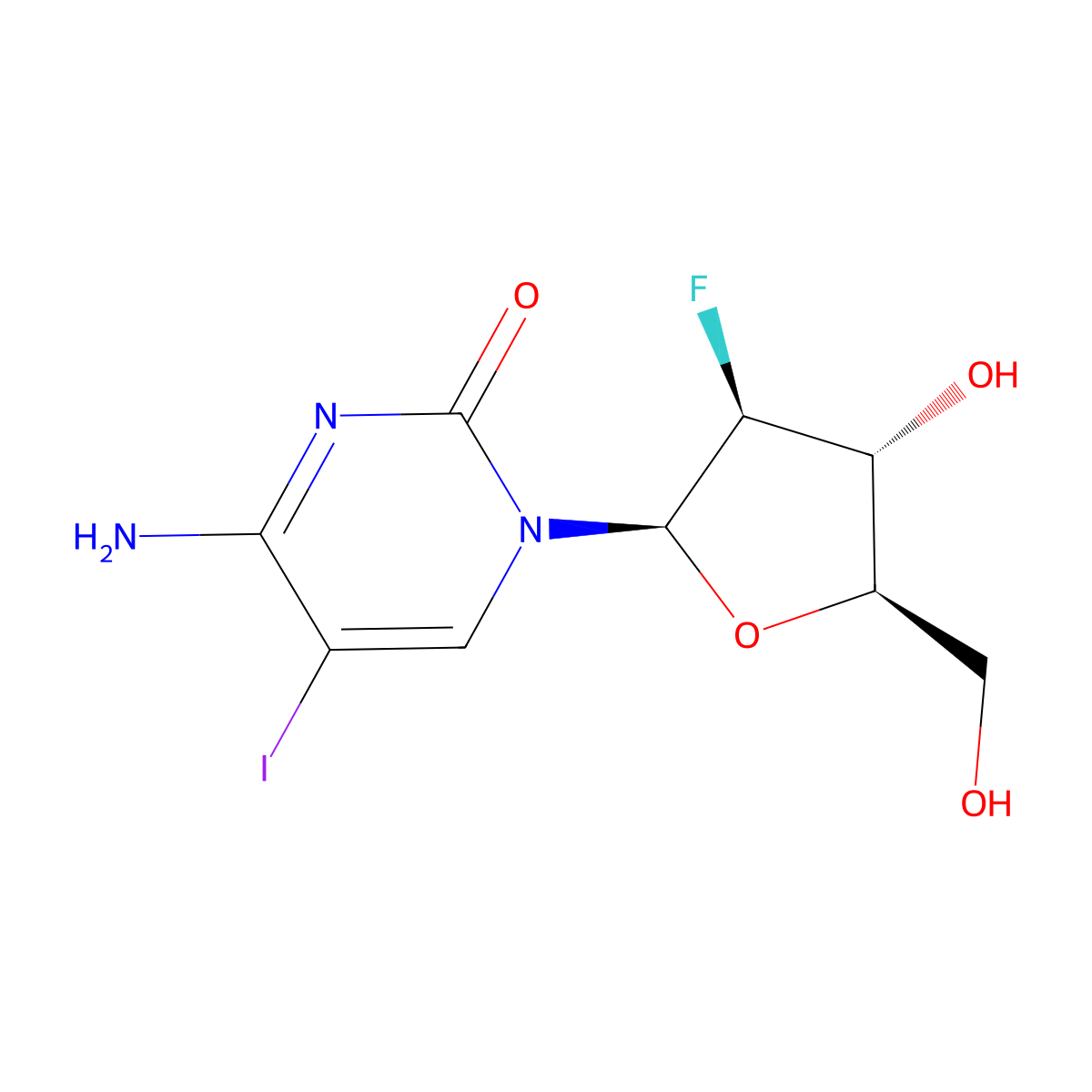 Fiac molecular structure, CAS 69123-90-6