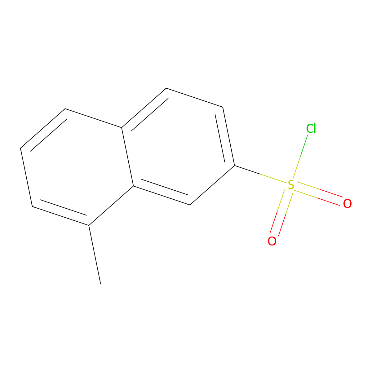 8-Methylnaphthalene-2-sulfonyl chloride molecular structure, CAS 691357-03-6