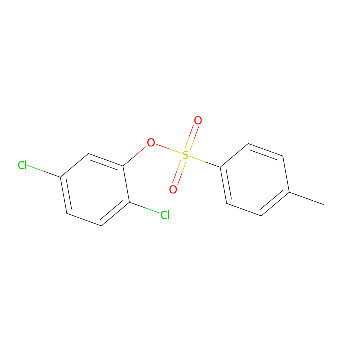 2,5-Dichlorophenyl 4-methylbenzene-1-sulfonate molecular structure, CAS 691388-24-6