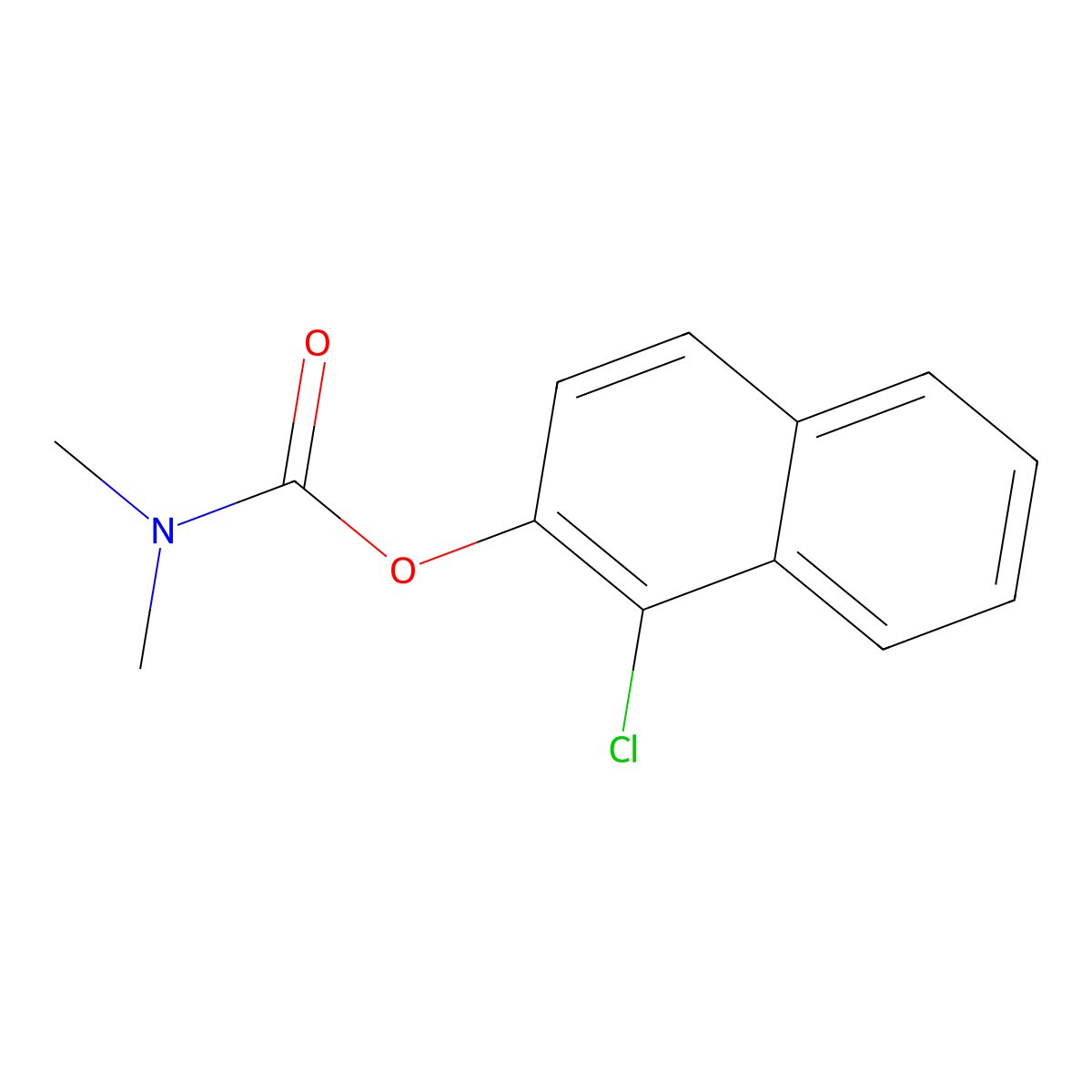 1-chloronaphthalen-2-yl N,N-dimethylcarbamate molecular structure, CAS 691398-67-1