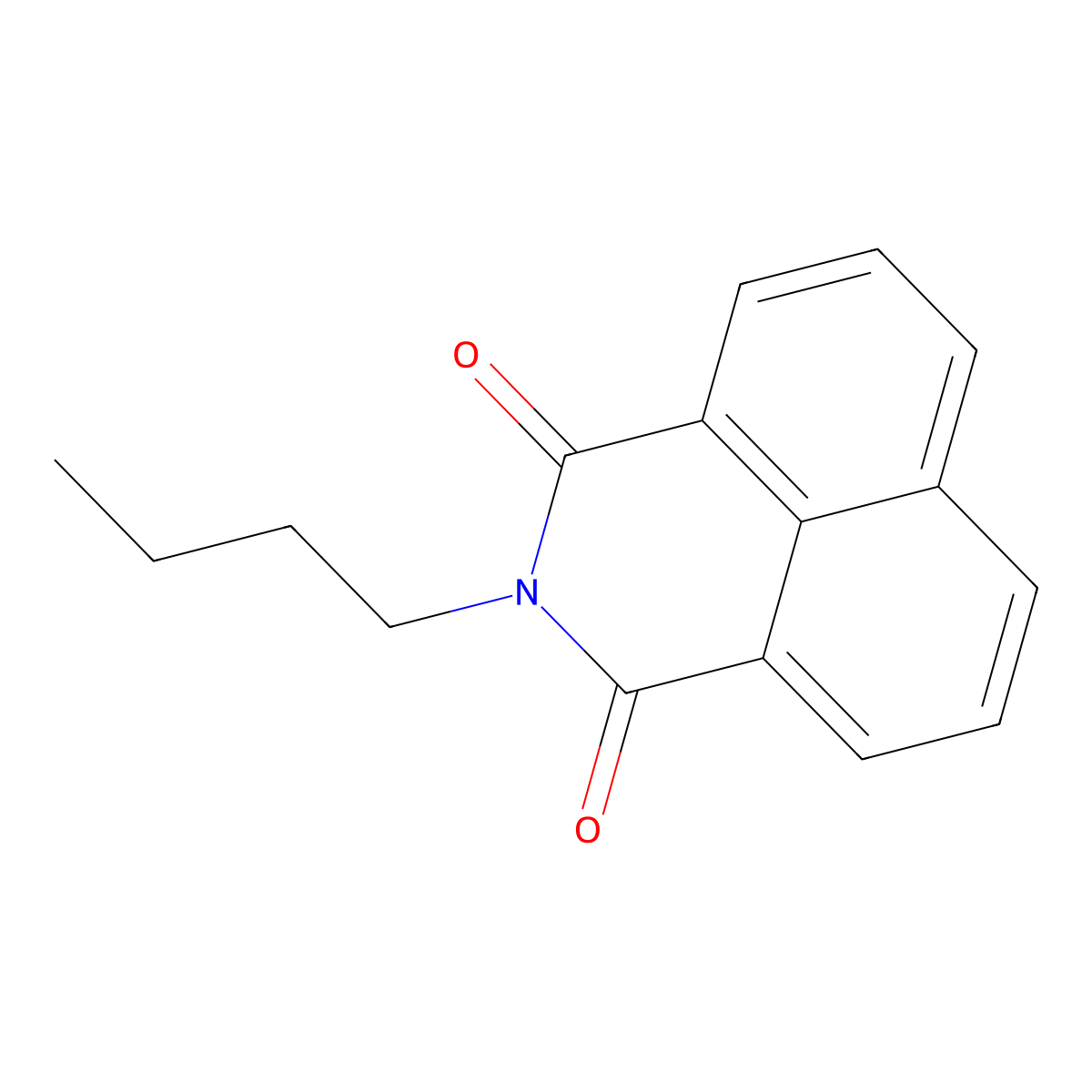 n-Butylnaphthalimide molecular structure, CAS 6914-62-1